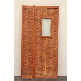 2枚折網代の源氏建具　GD563