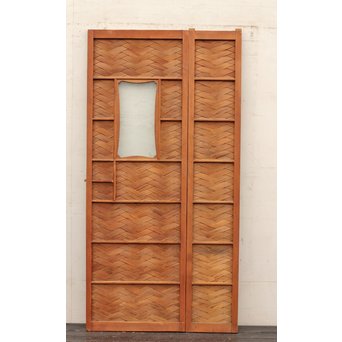 2枚折網代の源氏建具　GD563 