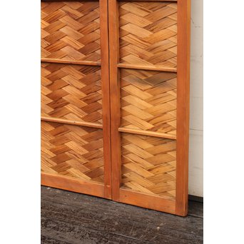 2枚折網代の源氏建具　GD563 