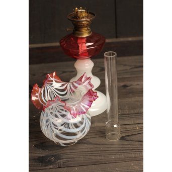 金魚鉢型かきあげホヤ瑠璃ランプ　A1077 