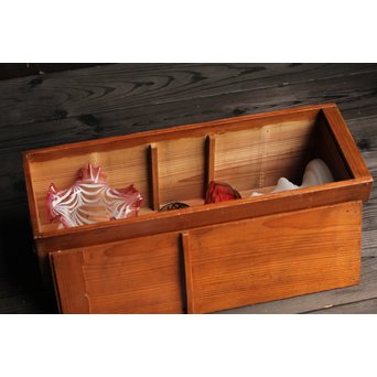 金魚鉢型かきあげホヤ瑠璃ランプ　A1077 