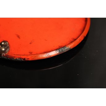 銀鉄象嵌漆盆　S1364 