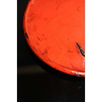 銀鉄象嵌漆盆　S1364 