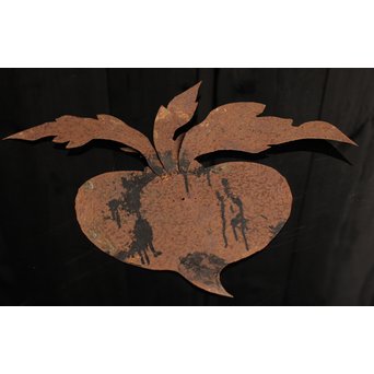 赤カブの鉄金具　J1521 