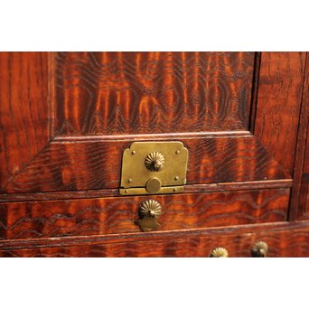 意匠桑縮杢煙草盆　J1523 