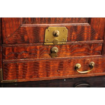 意匠桑縮杢煙草盆　J1523 