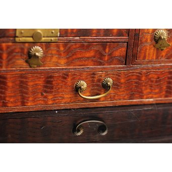 意匠桑縮杢煙草盆　J1523 