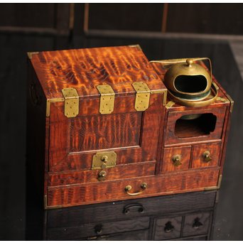 意匠桑縮杢煙草盆　J1523