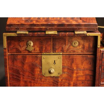 意匠桑縮杢煙草盆　J1523 