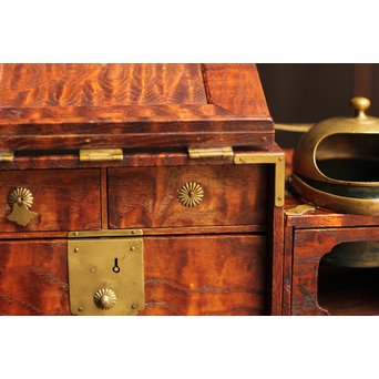 意匠桑縮杢煙草盆　J1523 