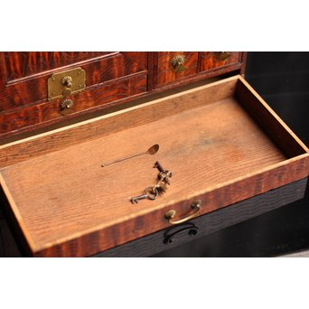 意匠桑縮杢煙草盆　J1523 