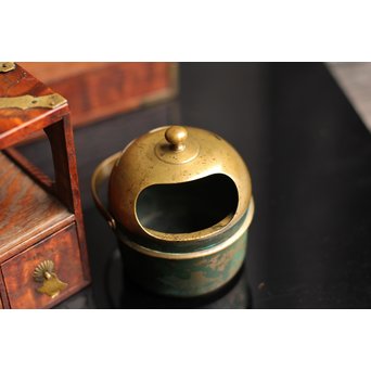 意匠桑縮杢煙草盆　J1523 