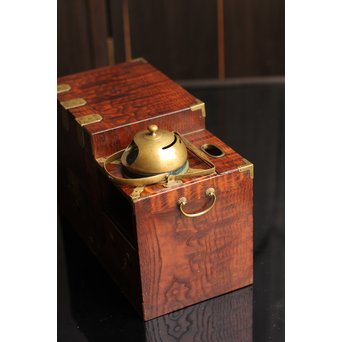 意匠桑縮杢煙草盆　J1523 