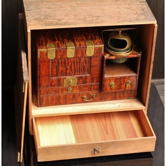 意匠桑縮杢煙草盆　J1523 