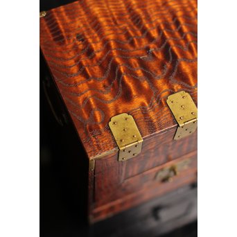 意匠桑縮杢煙草盆　J1523 