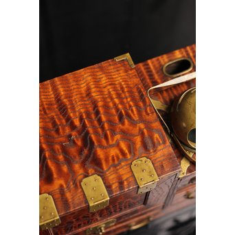 意匠桑縮杢煙草盆　J1523 