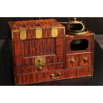 意匠桑縮杢煙草盆　J1523 