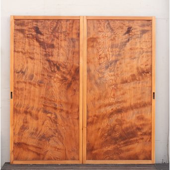 美杢目杉一枚板建具 B411