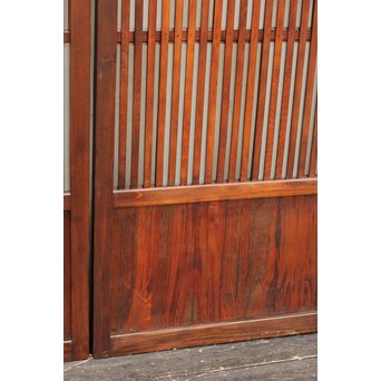 細密市松幅広格子建具　L510 