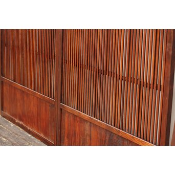 細密市松幅広格子建具　L510 