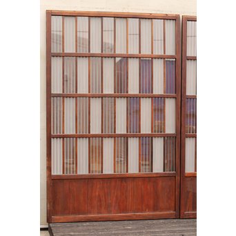 細密市松幅広格子建具　L510 