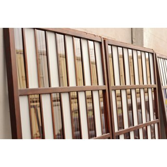 細密市松幅広格子建具　L510 