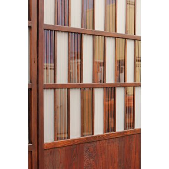 細密市松幅広格子建具　L510 