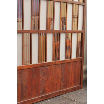 細密市松幅広格子建具　L510 