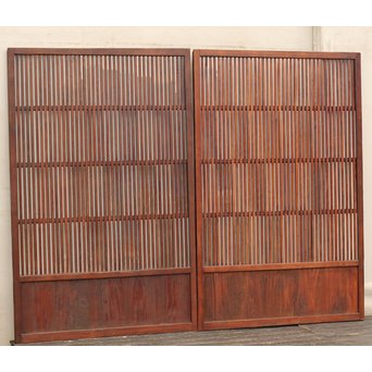 細密市松幅広格子建具　L510 