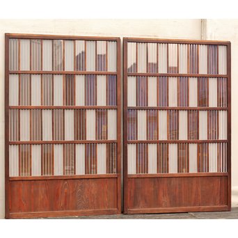 細密市松幅広格子建具　L510 