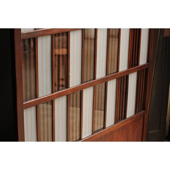 細密市松幅広格子建具　L510 