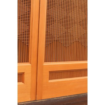 繊細意匠組子建具2枚1組　L516 