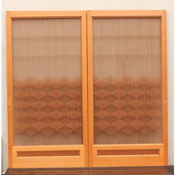 繊細意匠組子建具2枚1組　L516 