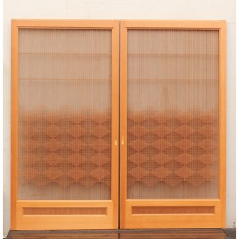 繊細意匠組子建具2枚1組　L516 