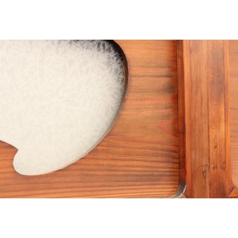 異材寄木ヘリンボーンと色ガラス戸　GD621 