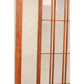 異材寄木ヘリンボーンと色ガラス戸　GD621 