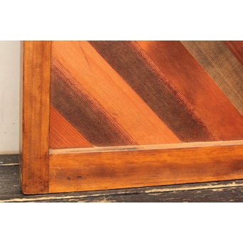 異材寄木ヘリンボーンと色ガラス戸　GD621 