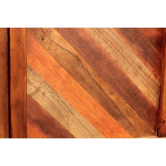 異材寄木ヘリンボーンと色ガラス戸　GD621 