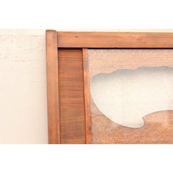 異材寄木ヘリンボーンと色ガラス戸　GD621 