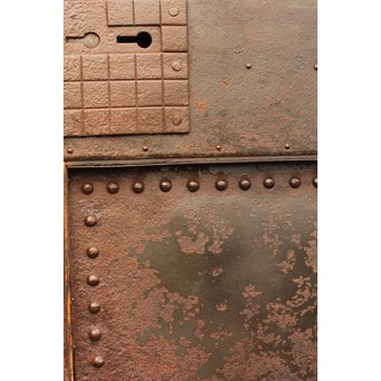 鉄づくし菊金具蔵戸　W316 