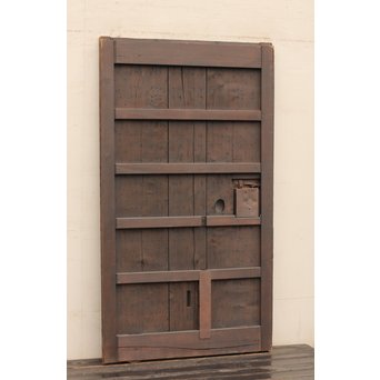 在銘金工升格子鉄づくし蔵戸　W318 