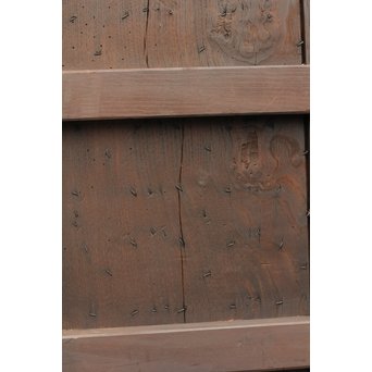 在銘金工升格子鉄づくし蔵戸　W318 