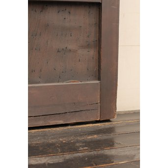 在銘金工升格子鉄づくし蔵戸　W318 