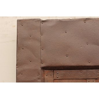 在銘金工升格子鉄づくし蔵戸　W318 