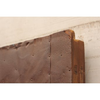 在銘金工升格子鉄づくし蔵戸　W318 