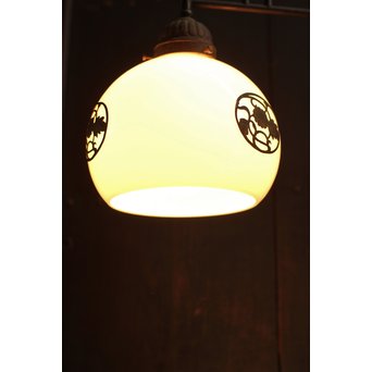 宙ブラリ菊金具の2灯照明　A1152 