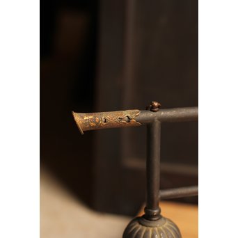 宙ブラリ菊金具の2灯照明　A1152 