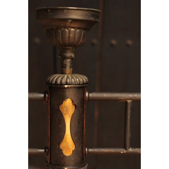 宙ブラリ菊金具の2灯照明　A1152 