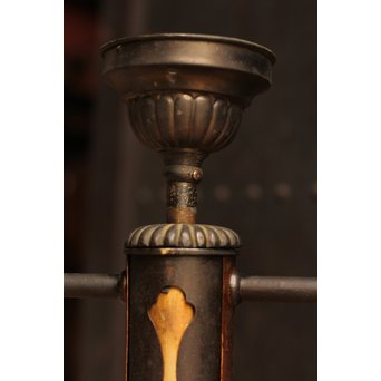 宙ブラリ菊金具の2灯照明　A1152 