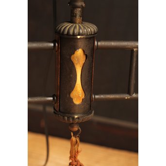 宙ブラリ菊金具の2灯照明　A1152 